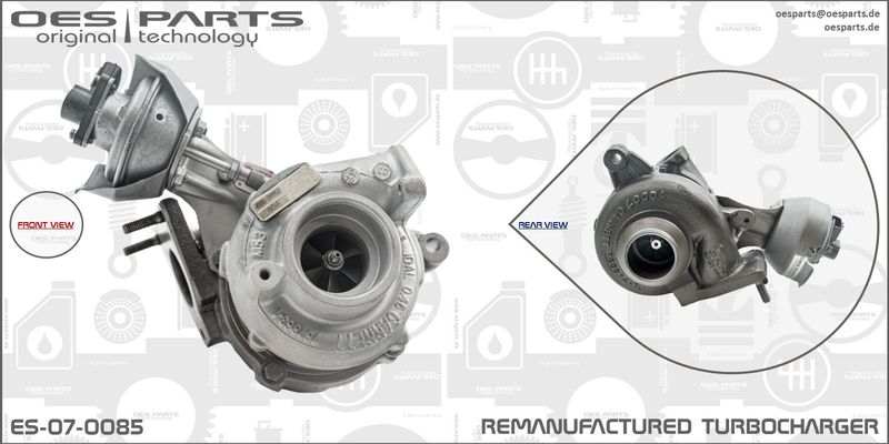 OES PARTS Kompresors, Turbopūte ES-07-0085